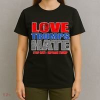Love Trumps Hate Anti Trump Impeach Not My President T-Shirt thumb 4