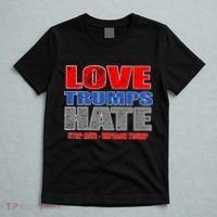 Love Trumps Hate Anti Trump Impeach Not My President T-Shirt thumb 5