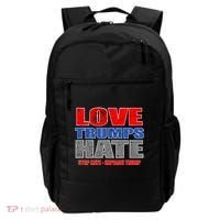 Love Trumps Hate Anti Trump Impeach Not My President Backpack thumb 0