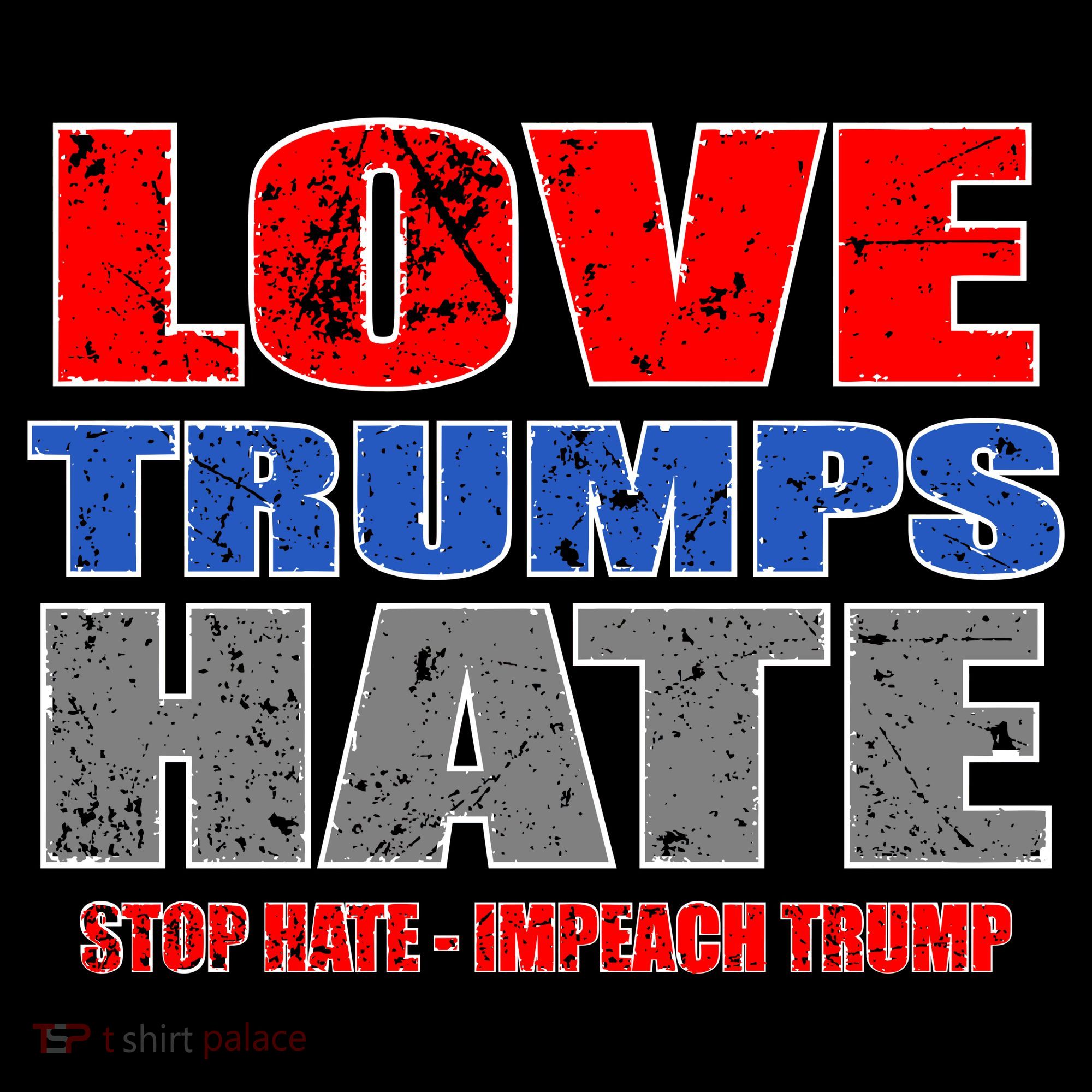 Love Trumps Hate Anti Trump Impeach Not My President Coffee Mug