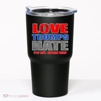 Love Trumps Hate Anti Trump Impeach Not My President Tumbler thumb 0