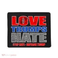 Love Trumps Hate Anti Trump Impeach Not My President Mousepad thumb 0