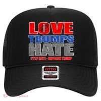 Love Trumps Hate Anti Trump Impeach Not My President Hat thumb 0