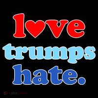 Love Trumps Hate Heart Anti Trump Not My President Coffee Mug thumb 5