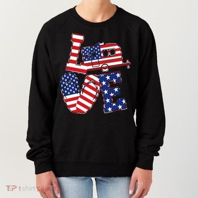 Love USA Camping  Women's Sweatshirt