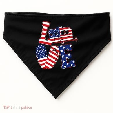 Love USA Camping  USA-Made Doggie Bandana