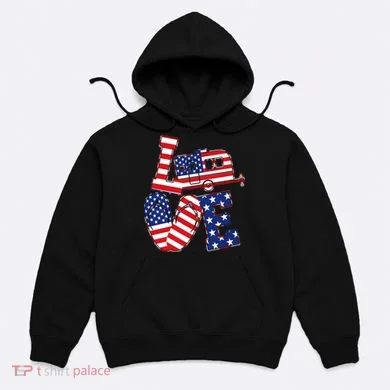Love USA Camping  Hoodie