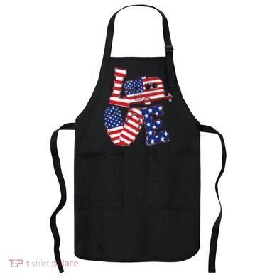 Love USA Camping  Apron