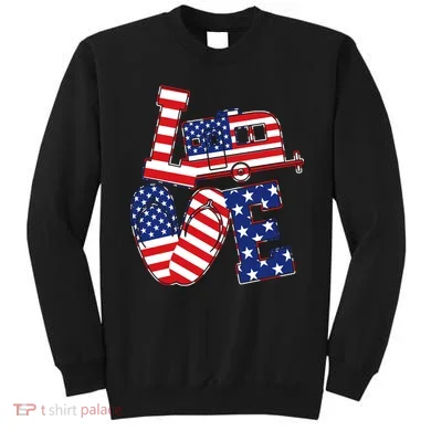 Love USA Camping  Sweatshirt