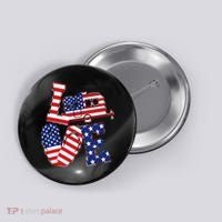 Love USA Camping  Button thumb 0