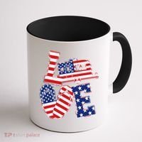 Love USA Camping  Coffee Mug thumb 1