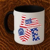 Love USA Camping  Coffee Mug thumb 2