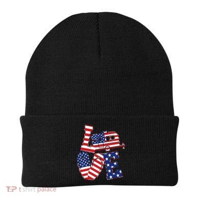 Love USA Camping  Beanie