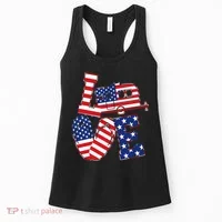 Love USA Camping  Women's Tank Top thumb 0