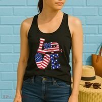 Love USA Camping  Women's Tank Top thumb 2
