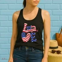 Love USA Camping  Women's Tank Top thumb 2
