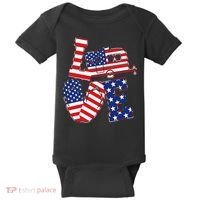 Love USA Camping  Baby Bodysuit thumb 0