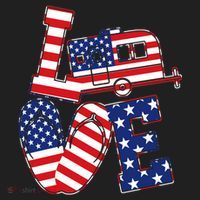 Love USA Camping  Hat thumb 2