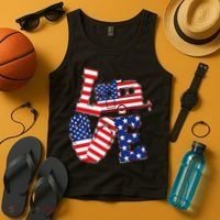 Love USA Camping  Tank Top thumb 4