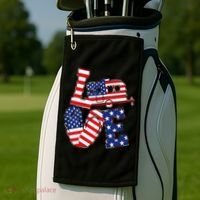 Love USA Camping  Golf Towel thumb 2
