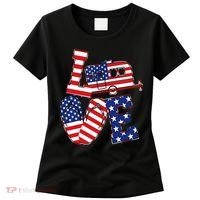 Love USA Camping  Women's T-Shirt thumb 0