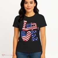 Love USA Camping  Women's T-Shirt thumb 4