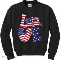 Love USA Camping  Kids Sweatshirt thumb 0