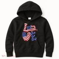 Love USA Camping  Kids Hoodie thumb 0