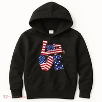 Love USA Camping  Kids Hoodie thumb 0
