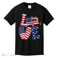 Love USA Camping  Kids T-Shirt thumb 0
