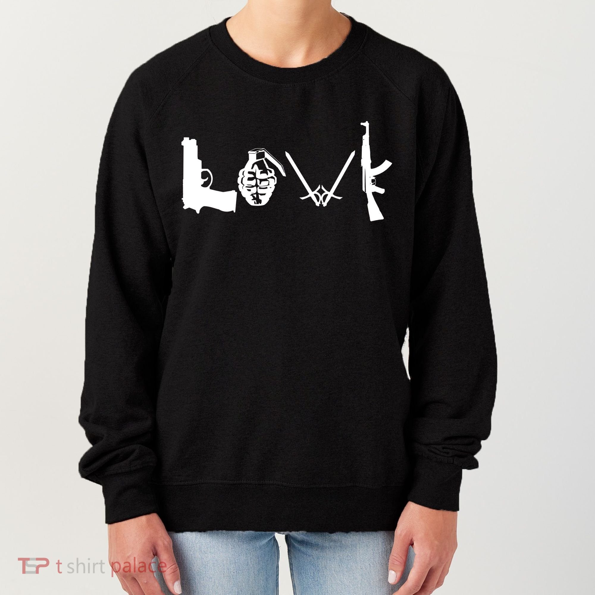 Love Weapons Logo Women's Sweatshirt