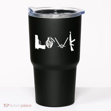 Love Weapons Logo Tumbler