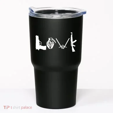 Love Weapons Logo Tumbler