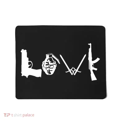 Love Weapons Logo Mousepad