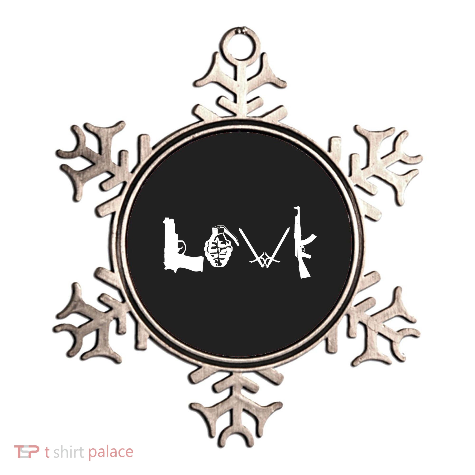 Love Weapons Logo Ornament