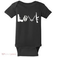 Love Weapons Logo Baby Bodysuit thumb 0