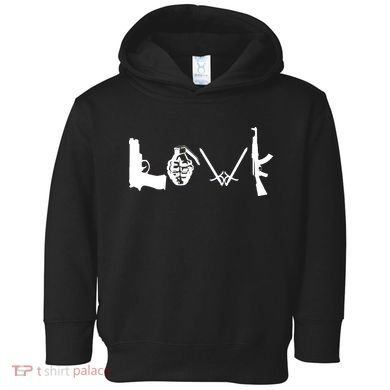 Love Weapons Logo Toddler Hoodie
