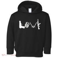 Love Weapons Logo Toddler Hoodie thumb 0