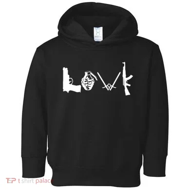Love Weapons Logo Toddler Hoodie