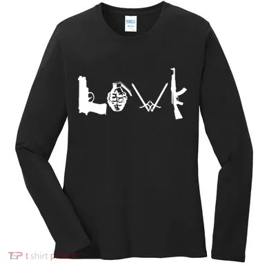 Love Weapons Logo Women's Long Sleeve Shirt