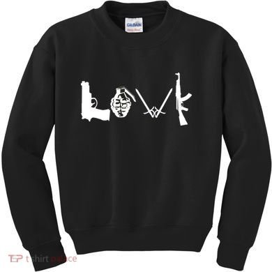 Love Weapons Logo Kids Sweatshirt