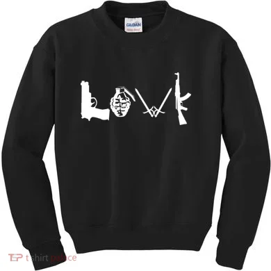 Love Weapons Logo Kids Sweatshirt