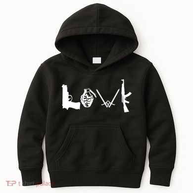 Love Weapons Logo Kids Hoodie