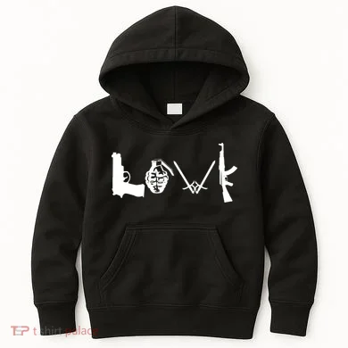 Love Weapons Logo Kids Hoodie