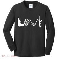 Love Weapons Logo Kids Long Sleeve Shirt thumb 0