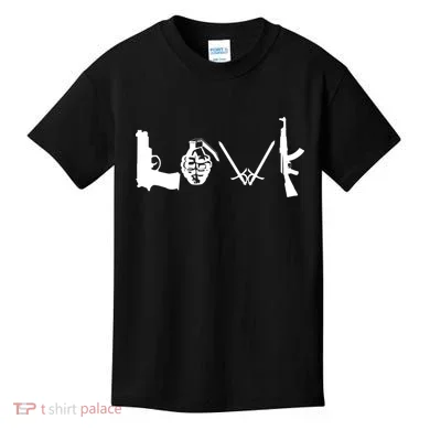 Love Weapons Logo Kids T-Shirt