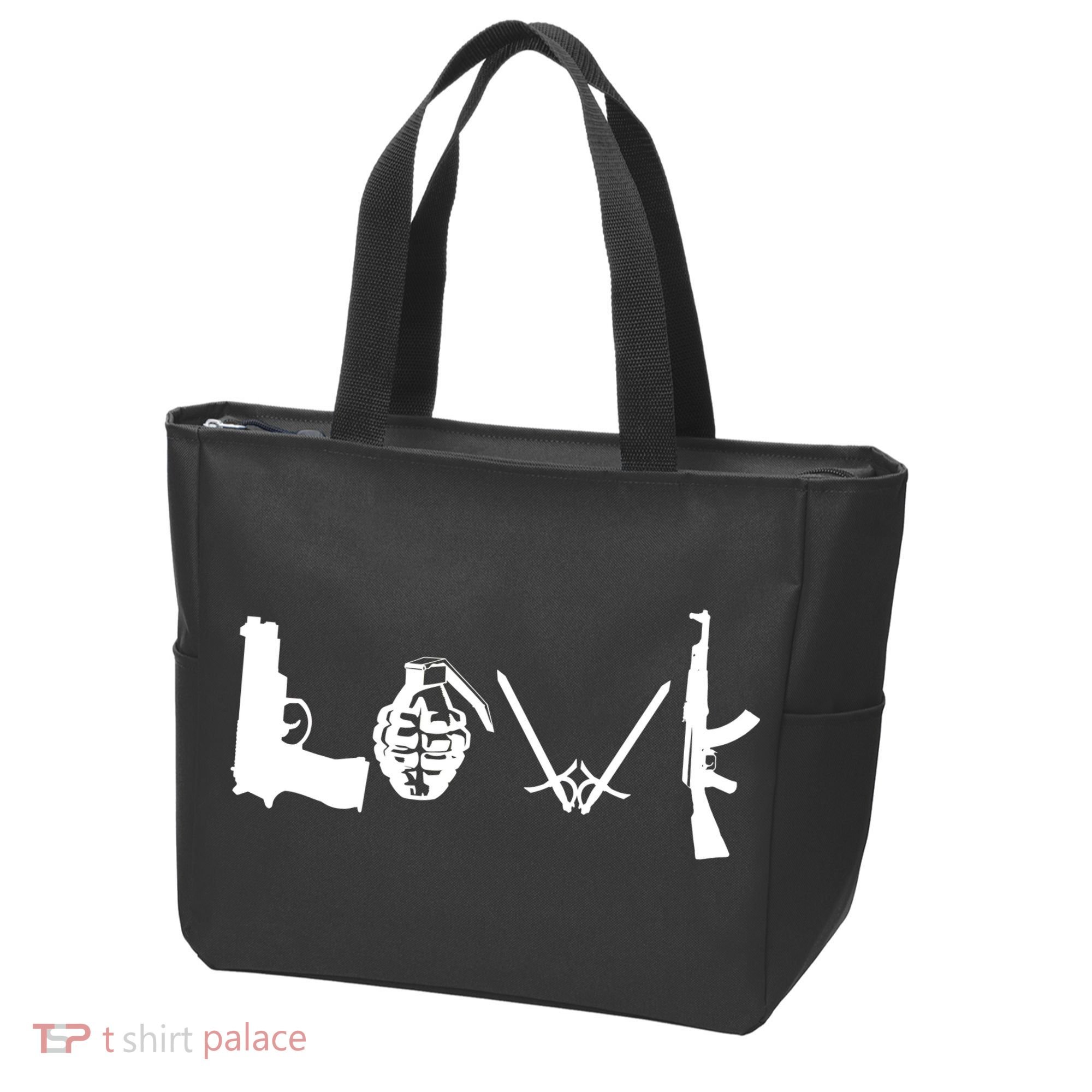 Love Weapons Logo Tote Bag