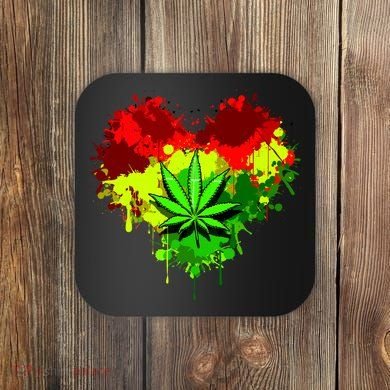 Love Weed Medical Marijuana Coaster