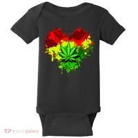 Love Weed Medical Marijuana Baby Bodysuit thumb 0