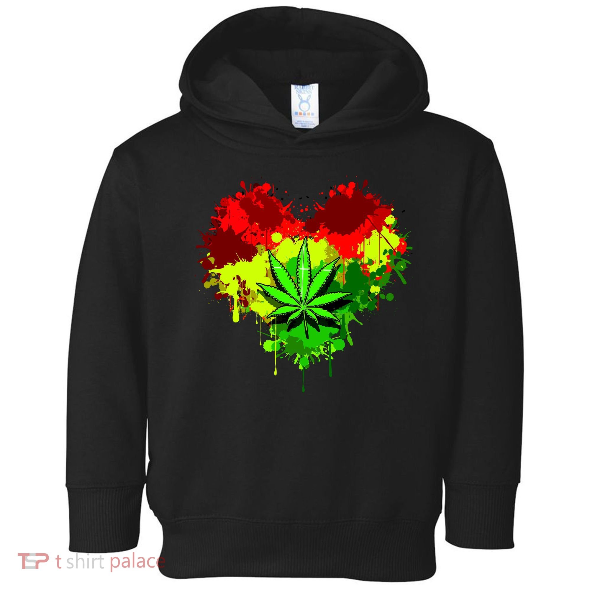 Love Weed Medical Marijuana Toddler Hoodie